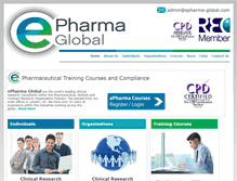 Tablet Screenshot of epharma-global.com